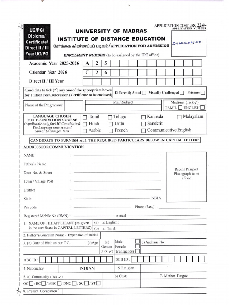 UG PG Application 2025 250818 205848 | PDF