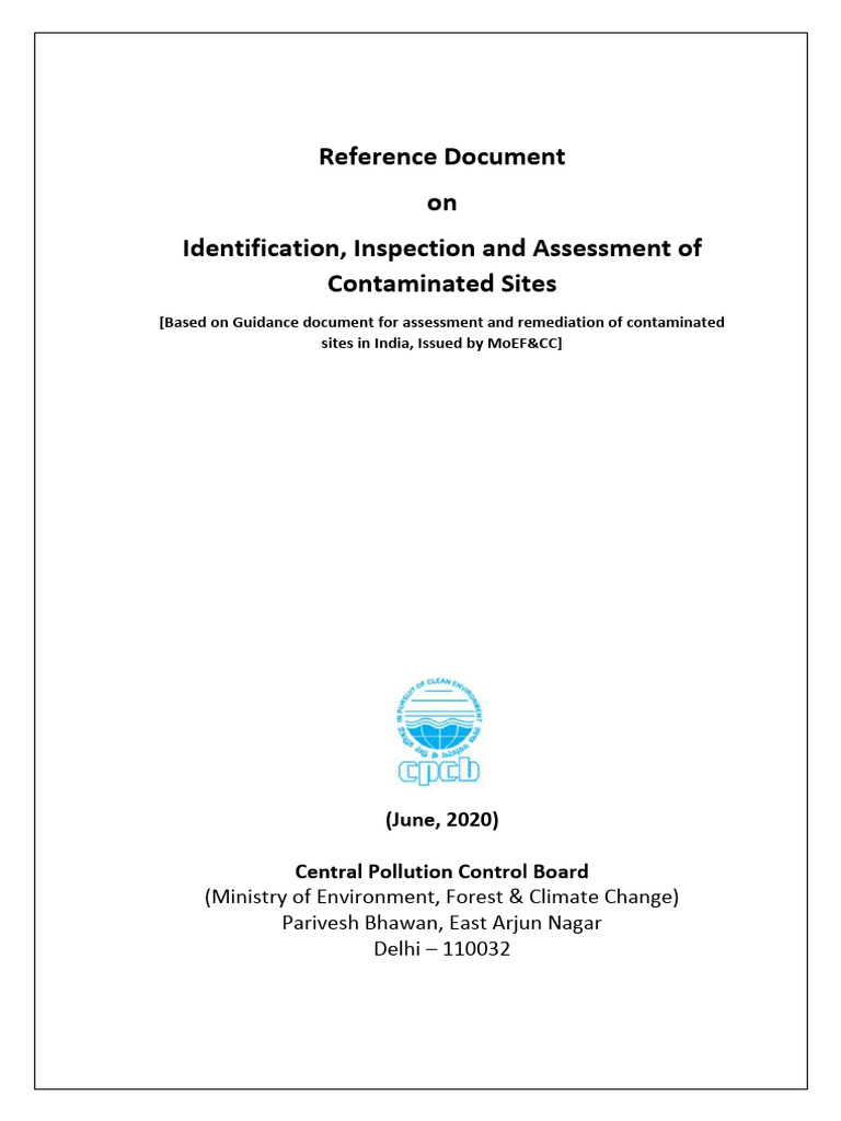 Contaminated Sites Assessment Guide | PDF | Environmental Remediation ...