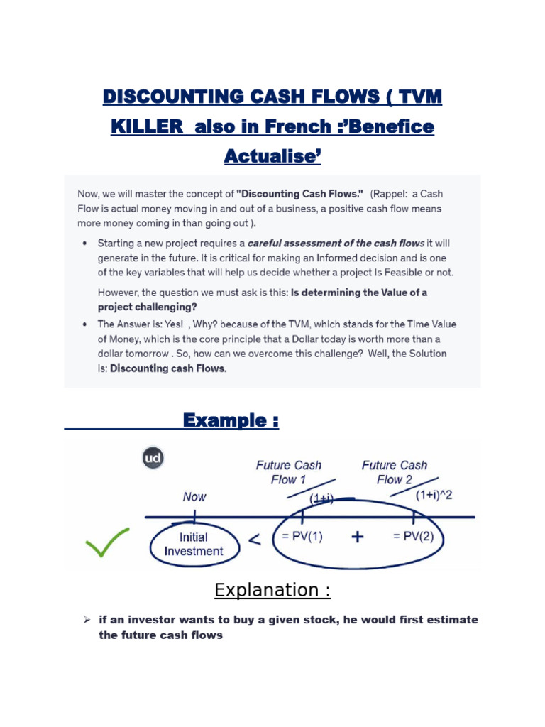 Discounting Cash Flows | PDF