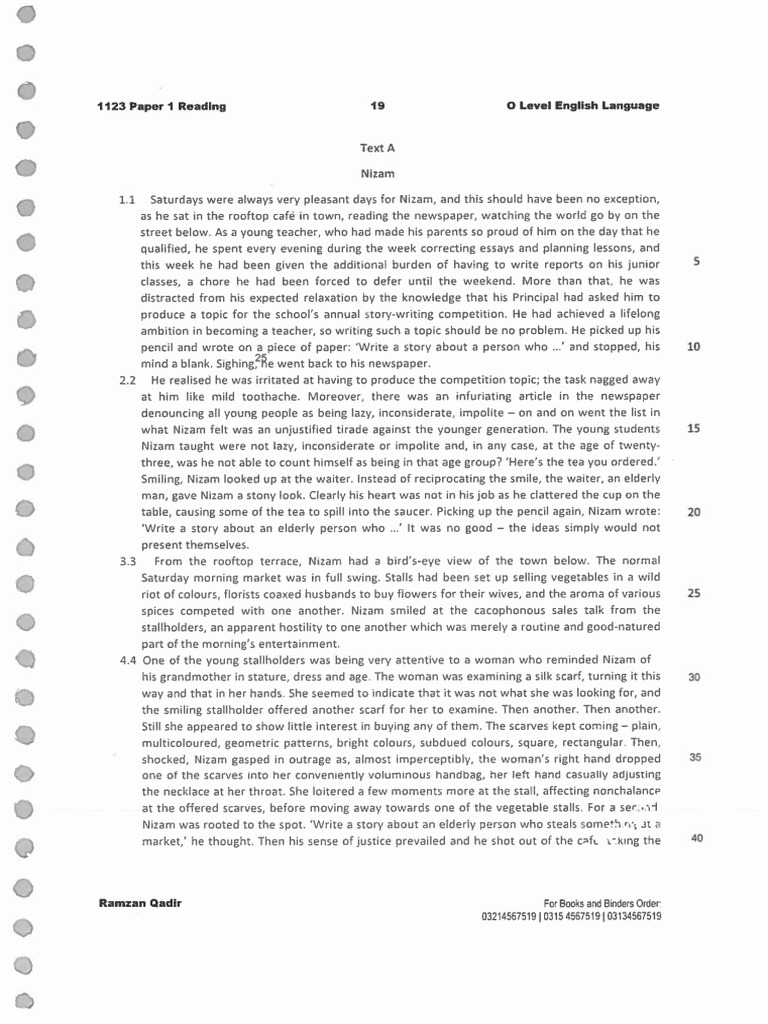 Reading P1 2 | PDF