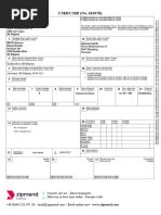 CMR Consignment Note Template | PDF
