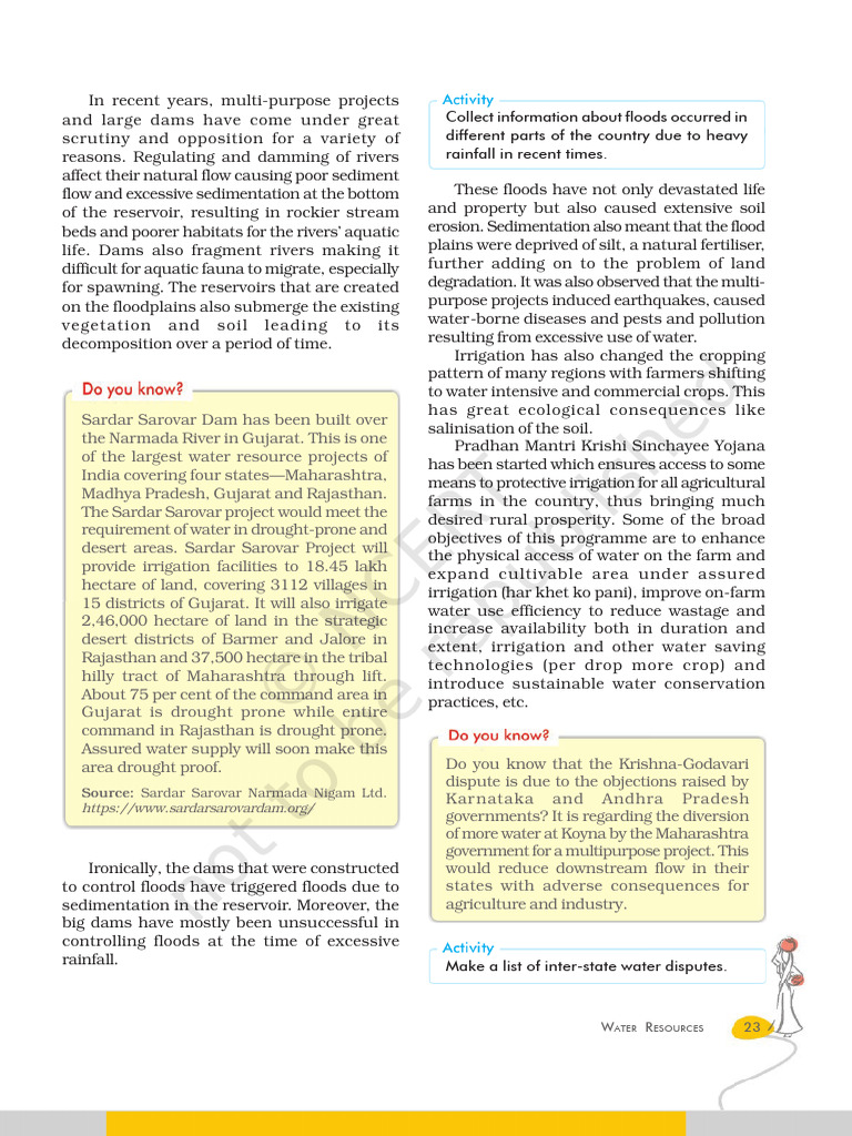 Impact of Dams on Water Resources | PDF | River | Earth Sciences