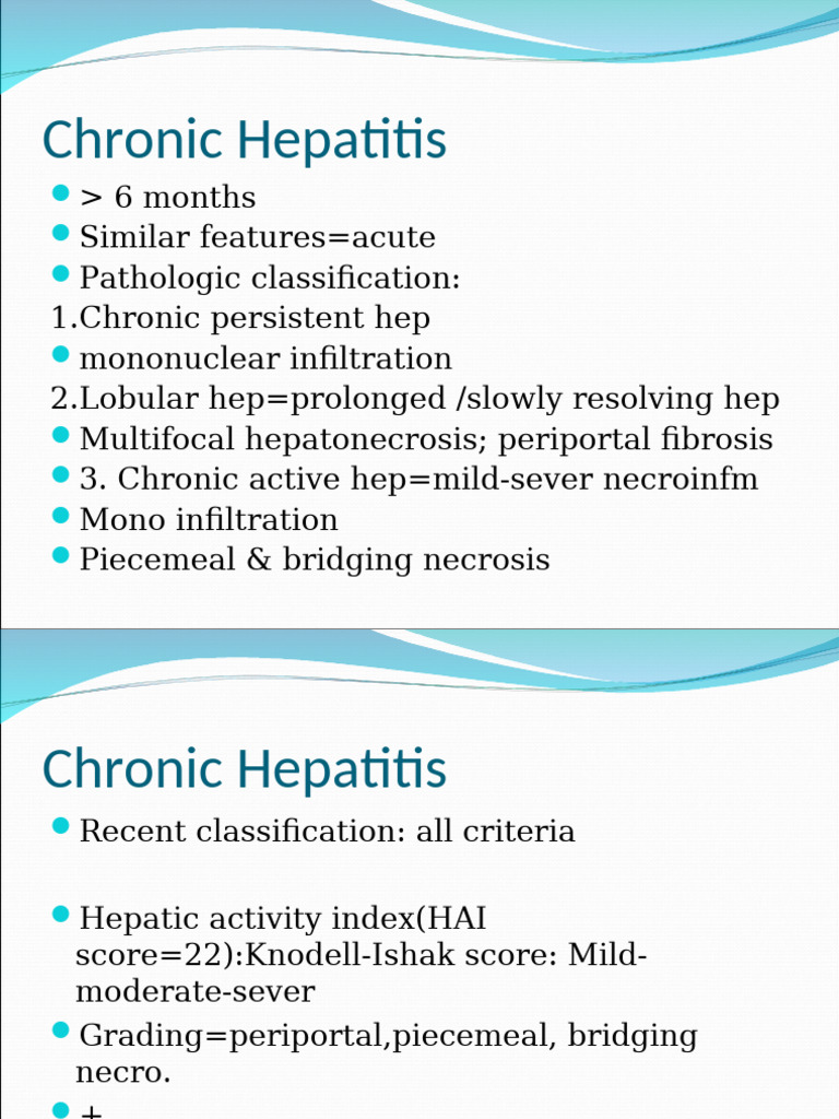 Chronic Hepatitis | PDF