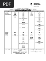 UTS Tech Lab Shuttle Bus Timetable | PDF | Bus | Public Transport