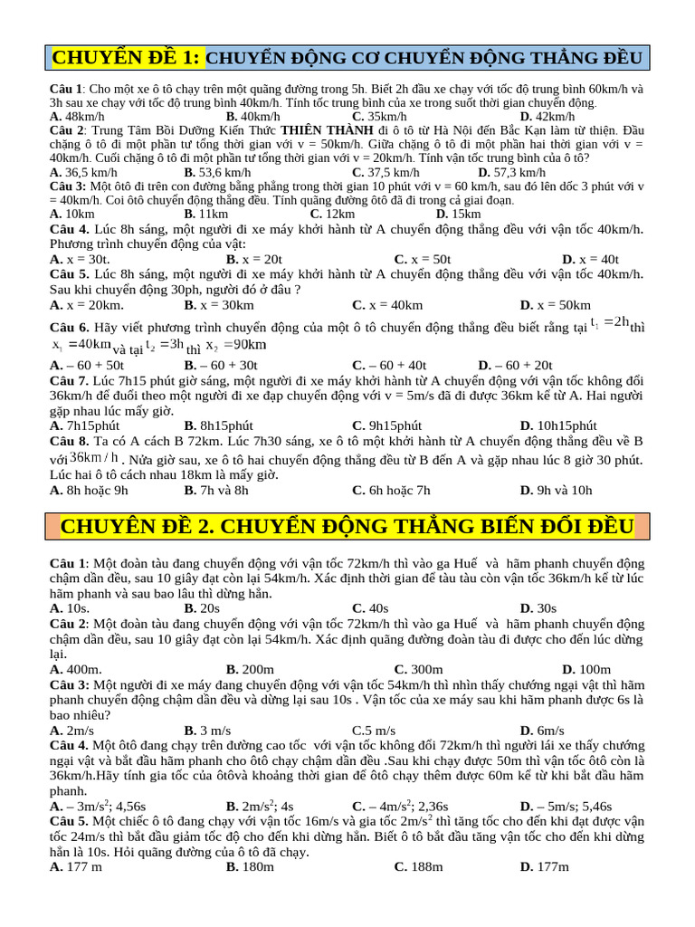 On Ly 10 Cap Toc | PDF