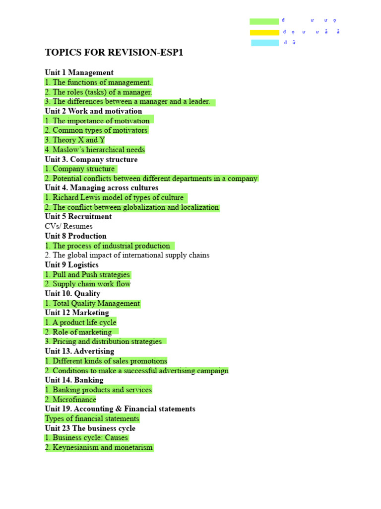 Essential Topics in Business Management | PDF
