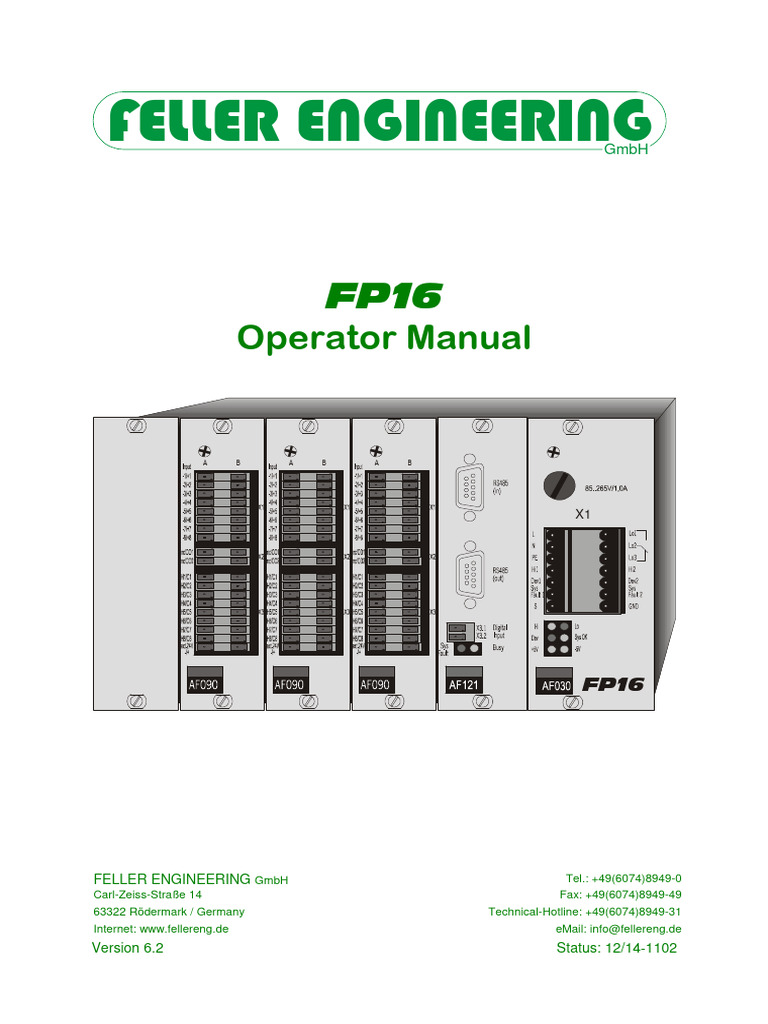 FP16 Temperature Controller Manual | PDF | Parameter (Computer ...
