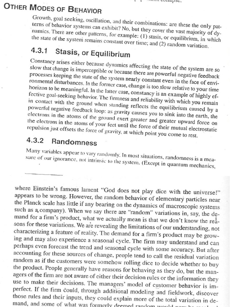 Other Modes of Behavior | PDF