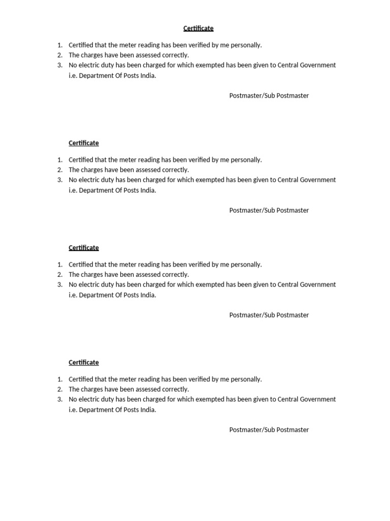 Certificate GEB | PDF