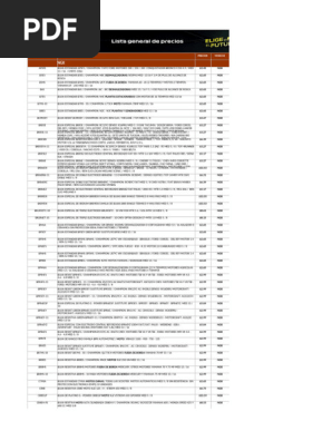 Lista de Precio 4-8-2025 | PDF | Vehículos terrestres | Sedanes