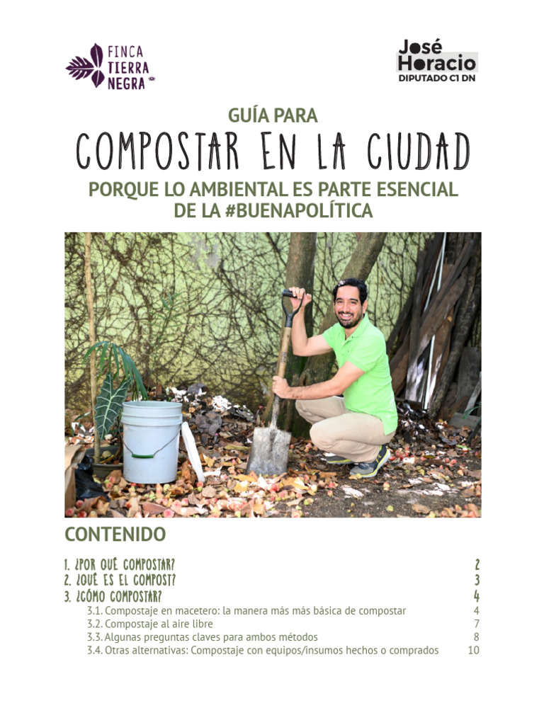 Guía para Compostar en Ciudad | PDF | Compost | Residuos