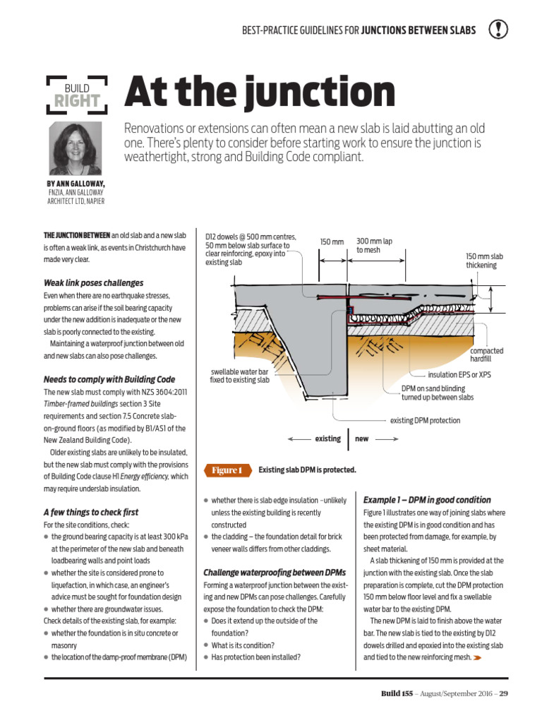 Best Practices for Slab Junctions | PDF | Foundation (Engineering ...