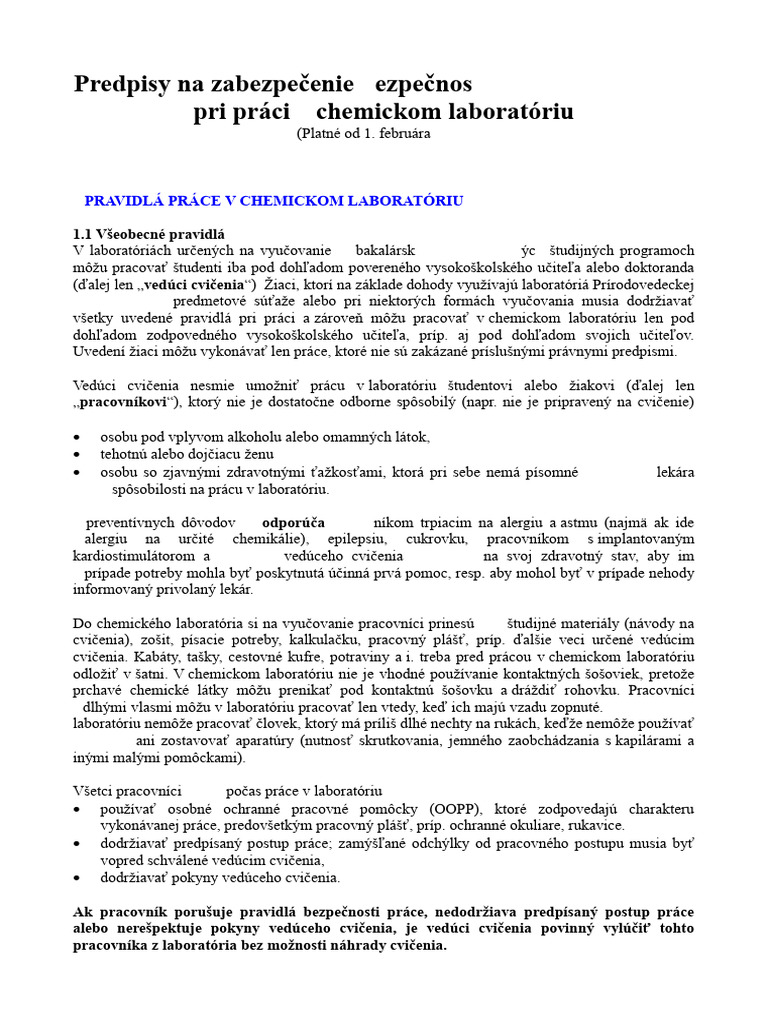 BP Zakladne Labaky | PDF