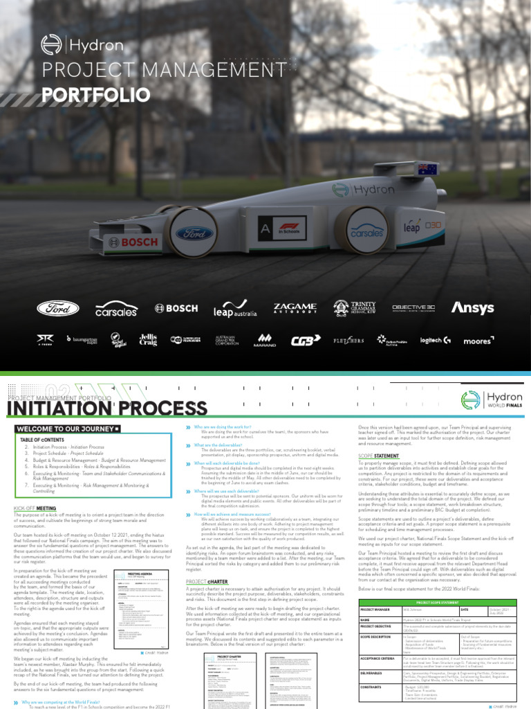 Project Management Kick-off Meeting Guide | PDF | Project Management ...
