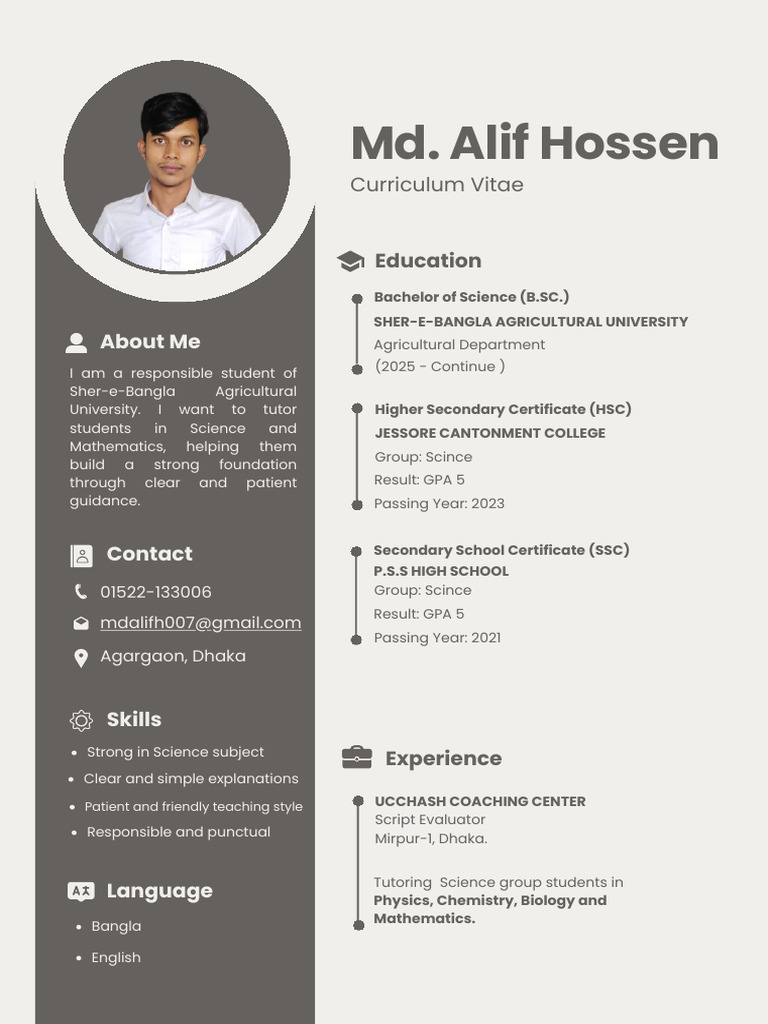 Modern Minimalist CV Resume 20250823 222122 0000 | PDF