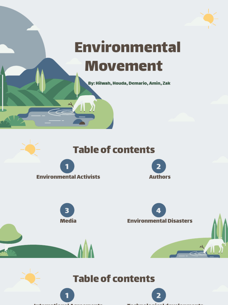 Environmental Movement | PDF | Climate Change | Nature