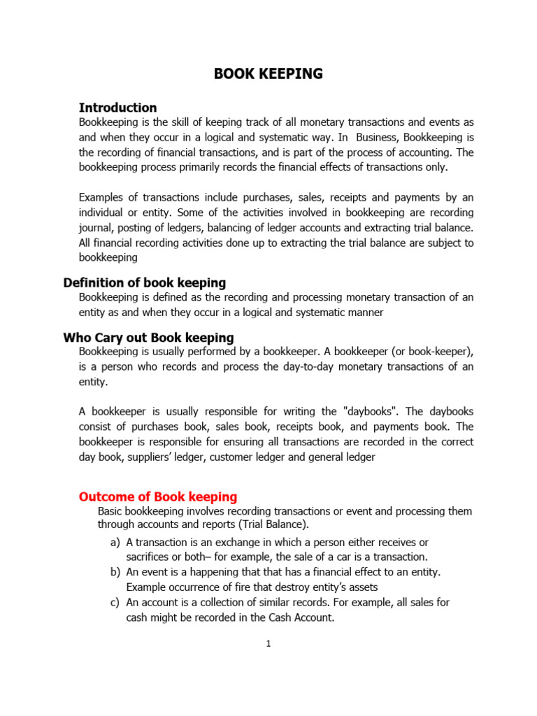 Financial Accounting For CBE | PDF | Debits And Credits | Bookkeeping