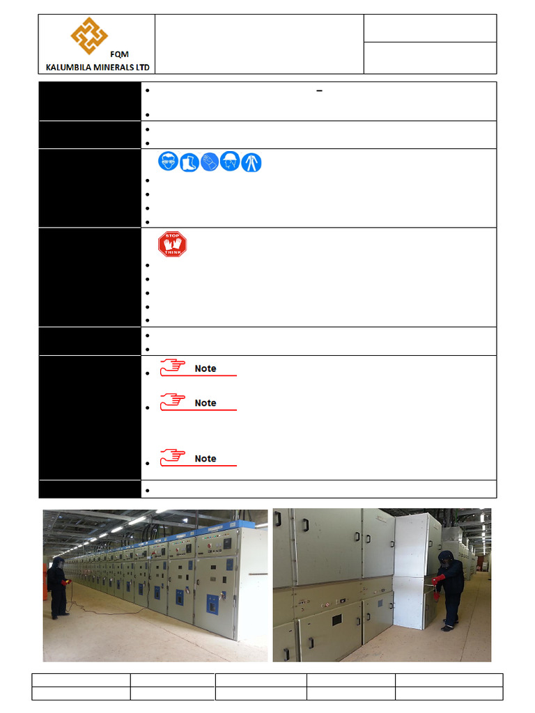 33kV DNF7 Switchboard Familiarization Guide | PDF | Electrical ...