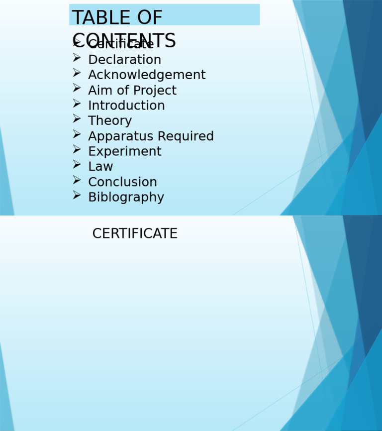 Project Report Structure Overview | PDF