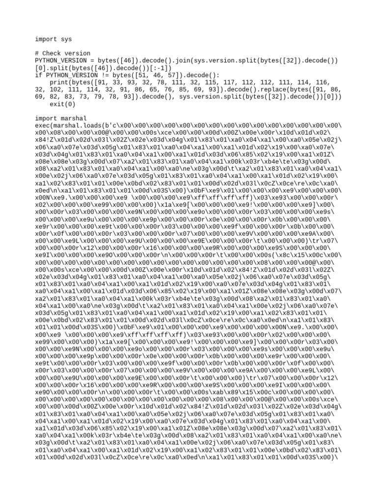 Vérification de la version Python | PDF