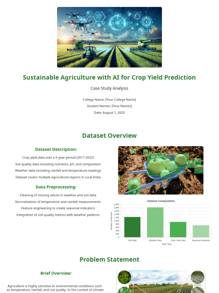 AI-Driven Crop Yield Prediction in India | PDF | Agriculture | Prediction
