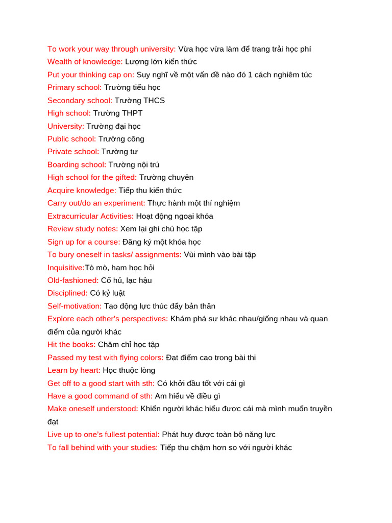 Vocab 10 - 7 | PDF