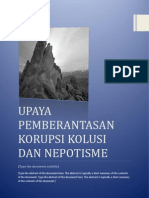 Download Upaya Pemberantasan Korupsi Kolusi Dan Nepotisme by Cut Meurah Rudi SN92316645 doc pdf