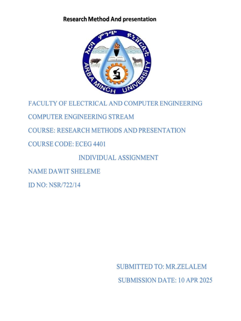 dawit_r[1] | PDF | Security | Computer Security