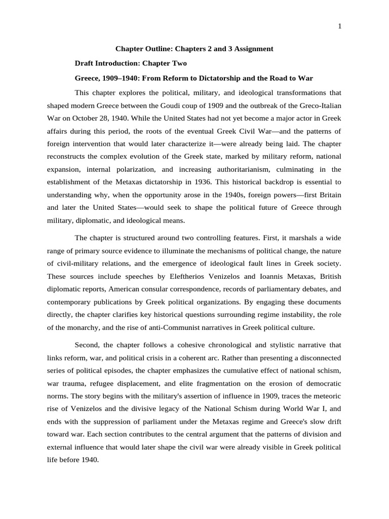 Chapter Outline 2 and 3 | PDF | Greece