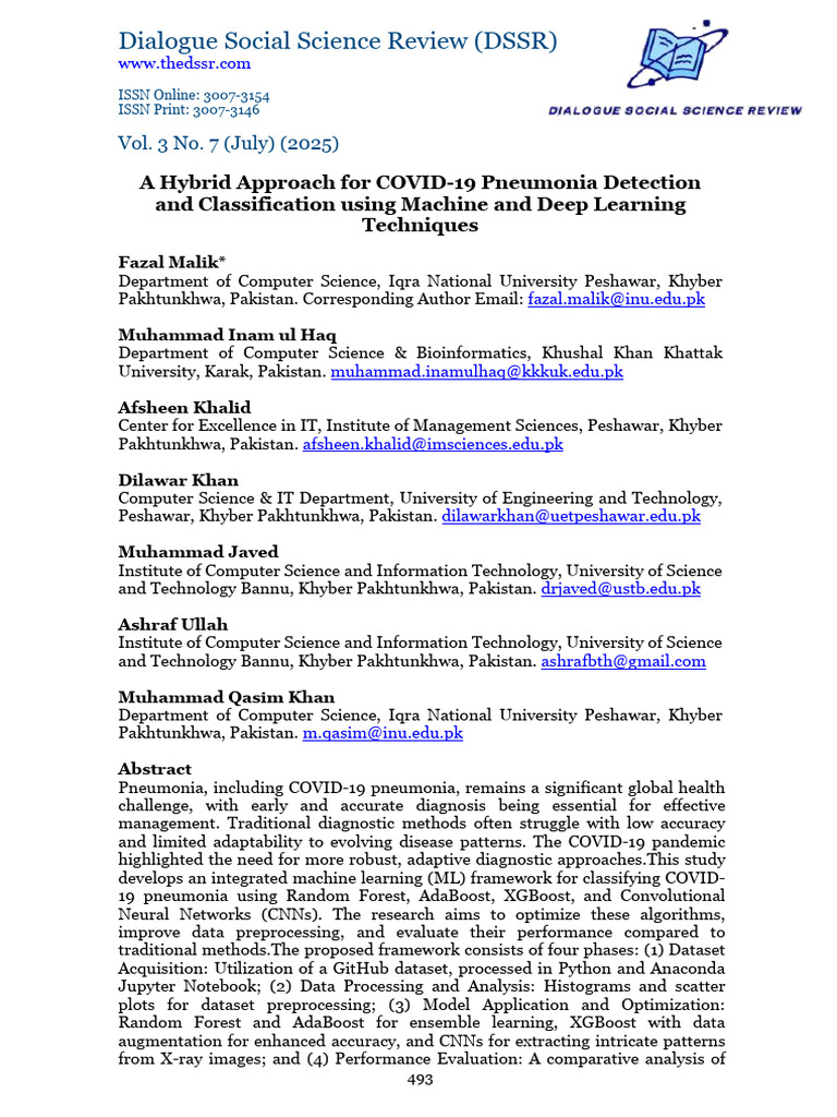 A Hybrid Approach For COVID-19 Pneumonia Detection and Classification ...