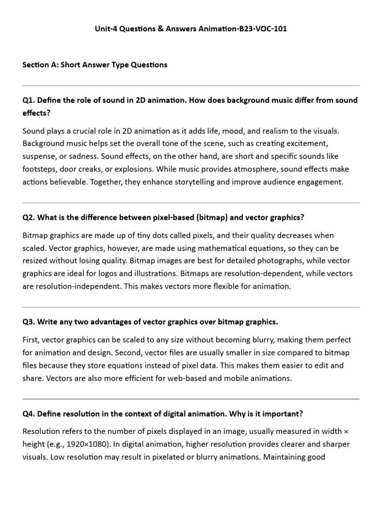 2D Animation Q&A: Sound, Graphics, Techniques | PDF | Adobe Flash ...