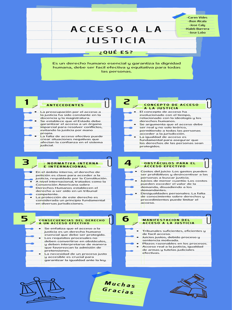 Obstáculos y derechos en el acceso a la justicia | PDF | Derechos ...