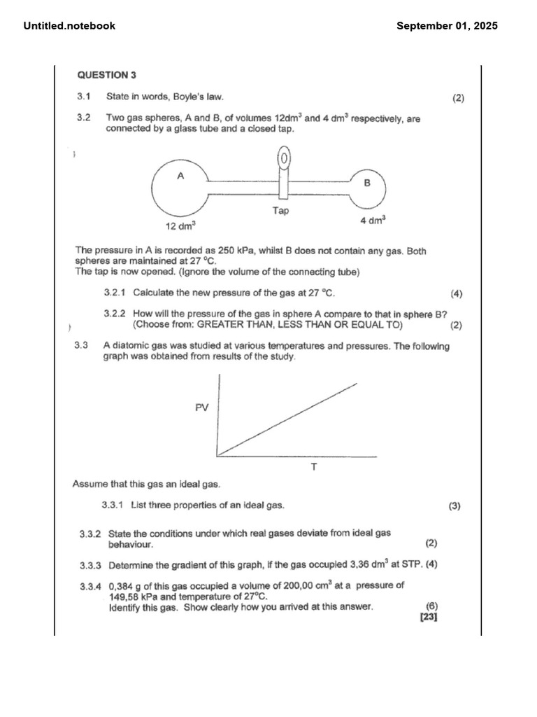 Ideal Gas | PDF