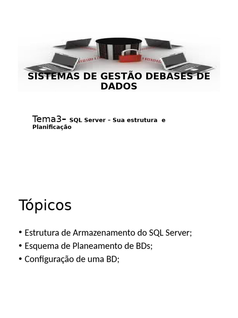 Tema3-Sistemas de Gestão de Base de Dados | PDF | Microsoft SQL Server ...