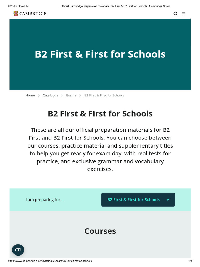 B2 First Exam Preparation Materials | PDF | Tests | Qualifications