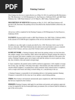 Download Painting Contract by RocketLawyer SN92321919 doc pdf