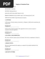 Download Employee Evaluation Form by RocketLawyer SN92322051 doc pdf