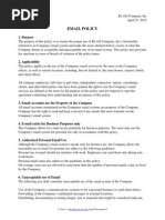 Download Email Policy by RocketLawyer SN92322094 doc pdf