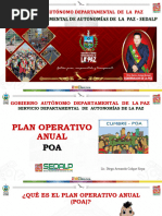 Plan Operativo Anual - POA 2023 | PDF | Planificación | Presupuesto