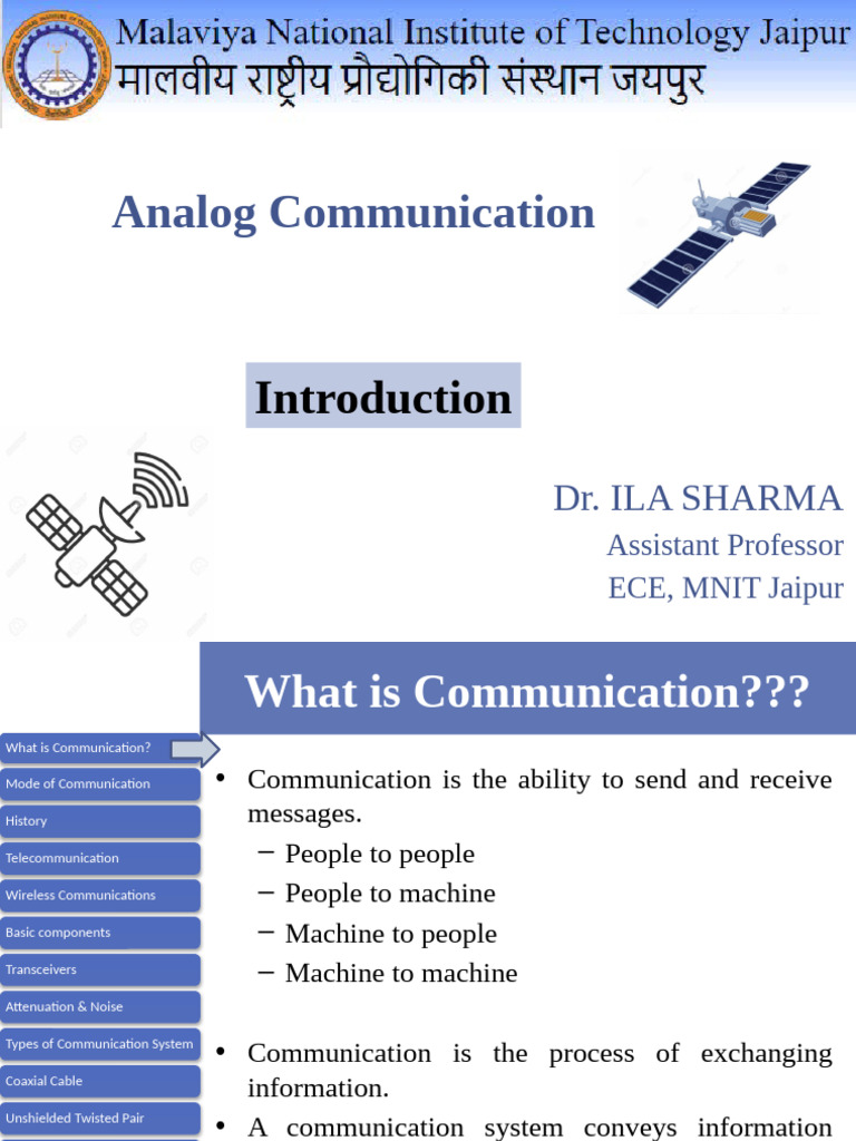 Overview of Analog Communication Systems | PDF | Telecommunications ...