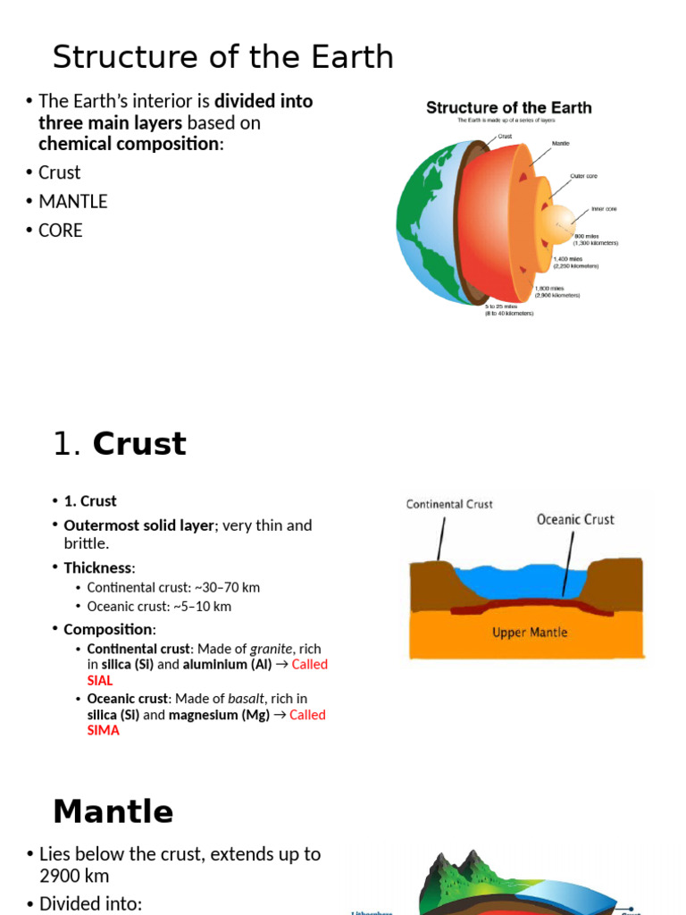 Earth's Structure: Layers and Composition | PDF | Structure Of The ...