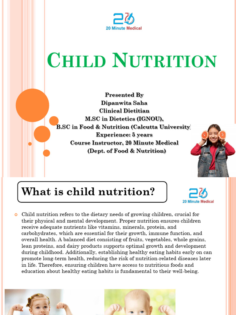 Essential Guide to Child Nutrition | PDF | Breastfeeding | Diet & Nutrition