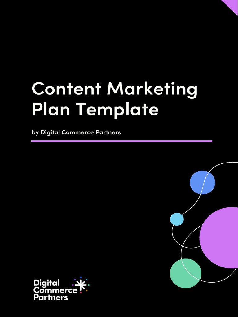 Content Marketing Plan Template Guide | PDF | Search Engine ...