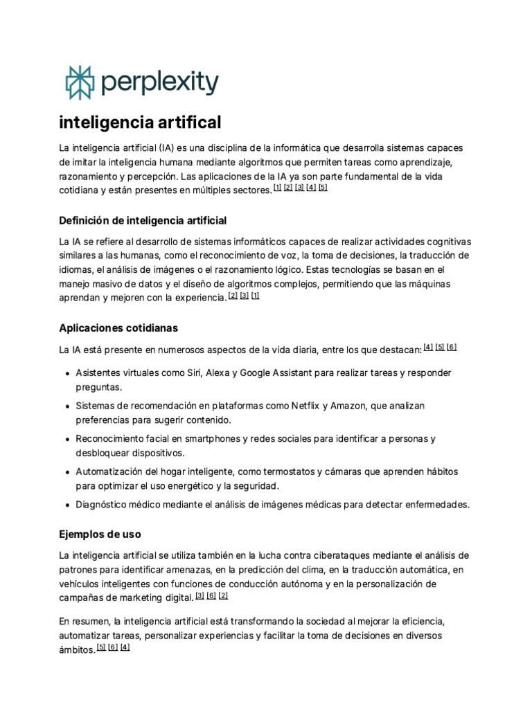 Aplicaciones cotidianas de la IA | PDF | Inteligencia artificial ...