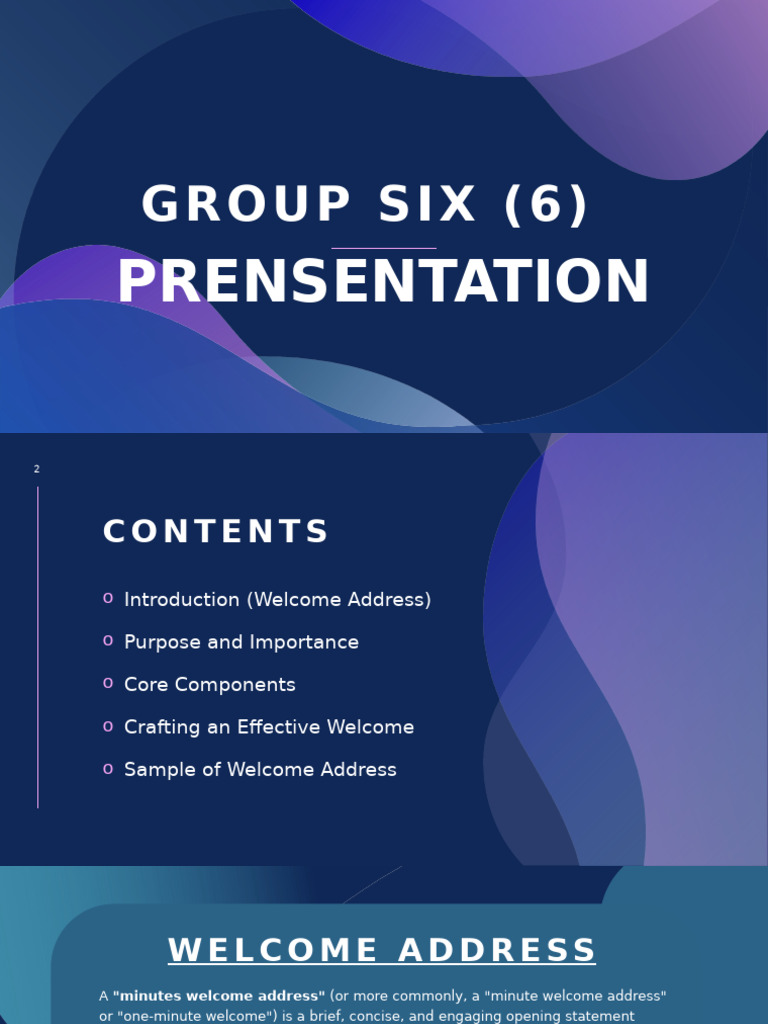 Crafting a One-Minute Welcome Address | PDF | Human Communication