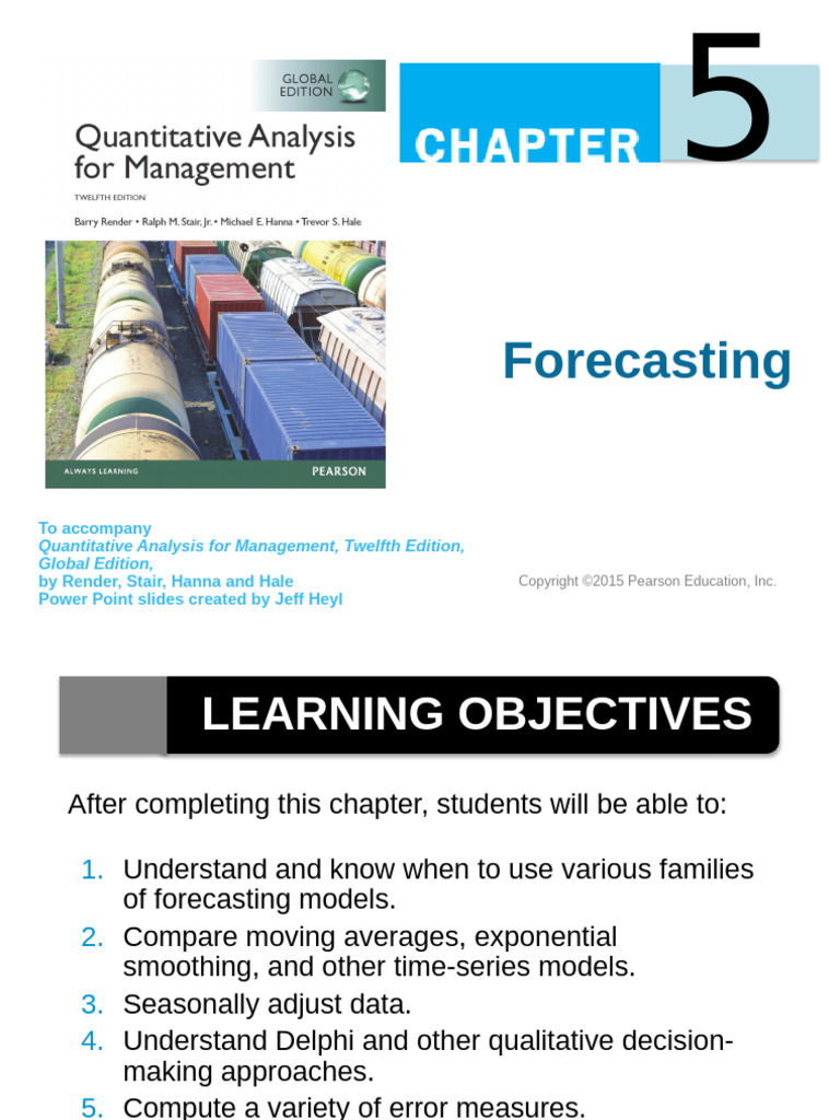 Forecasting Models and Techniques Overview | PDF | Forecasting | Time ...