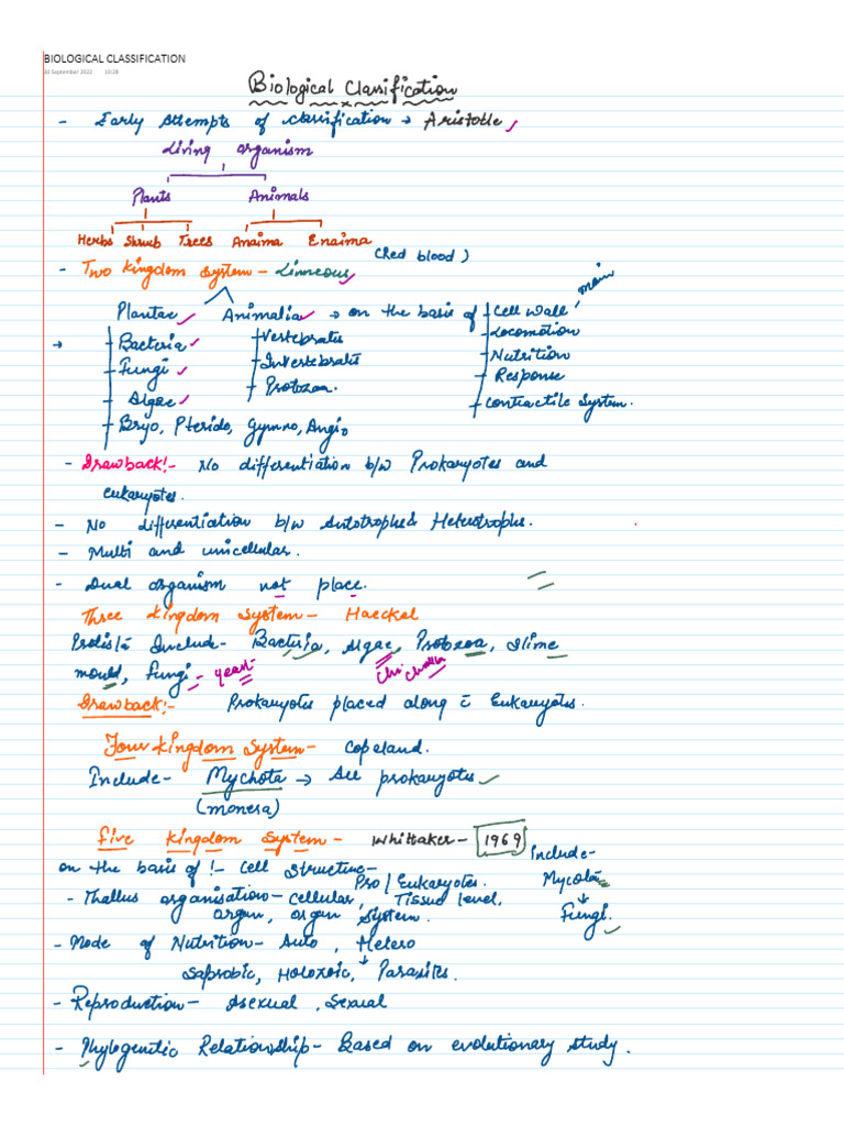 Biological Classification | PDF