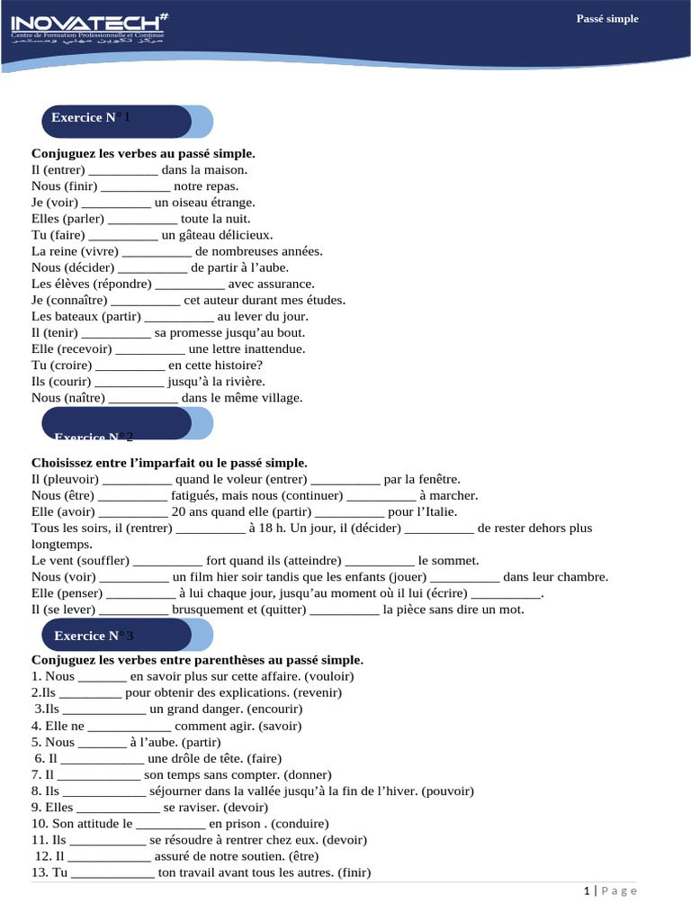 conjugaison-des-verbes-au-pass-simple-pdf
