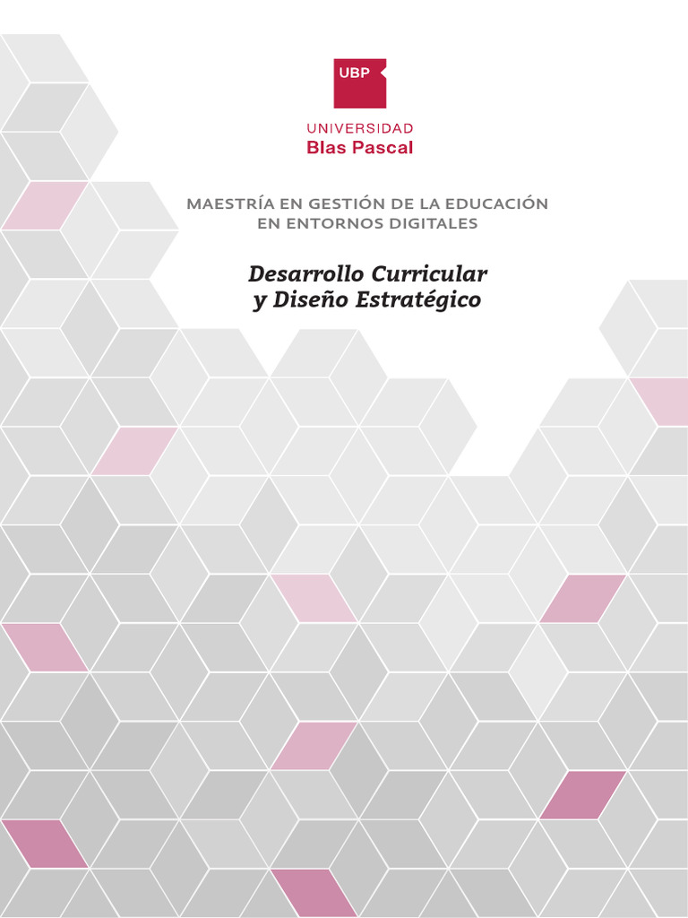 Maestría en Educación Digital: Diseño Curricular | PDF | Plan de ...