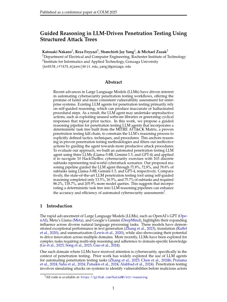 LLMs in Guided Penetration Testing | PDF | Penetration Test | Computing
